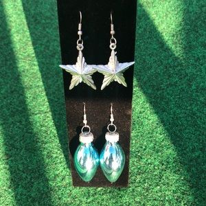 Christmas earrings